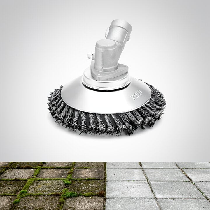 Ogräsrensare och ogräsborste för trimmer | Stålborste trimmerhuvud | Rotbor