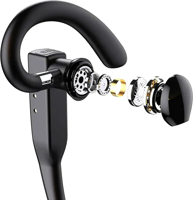 Trucker Dual Mic Trådlös Bluetooth 5.1 Brusreducerande Hörlurar