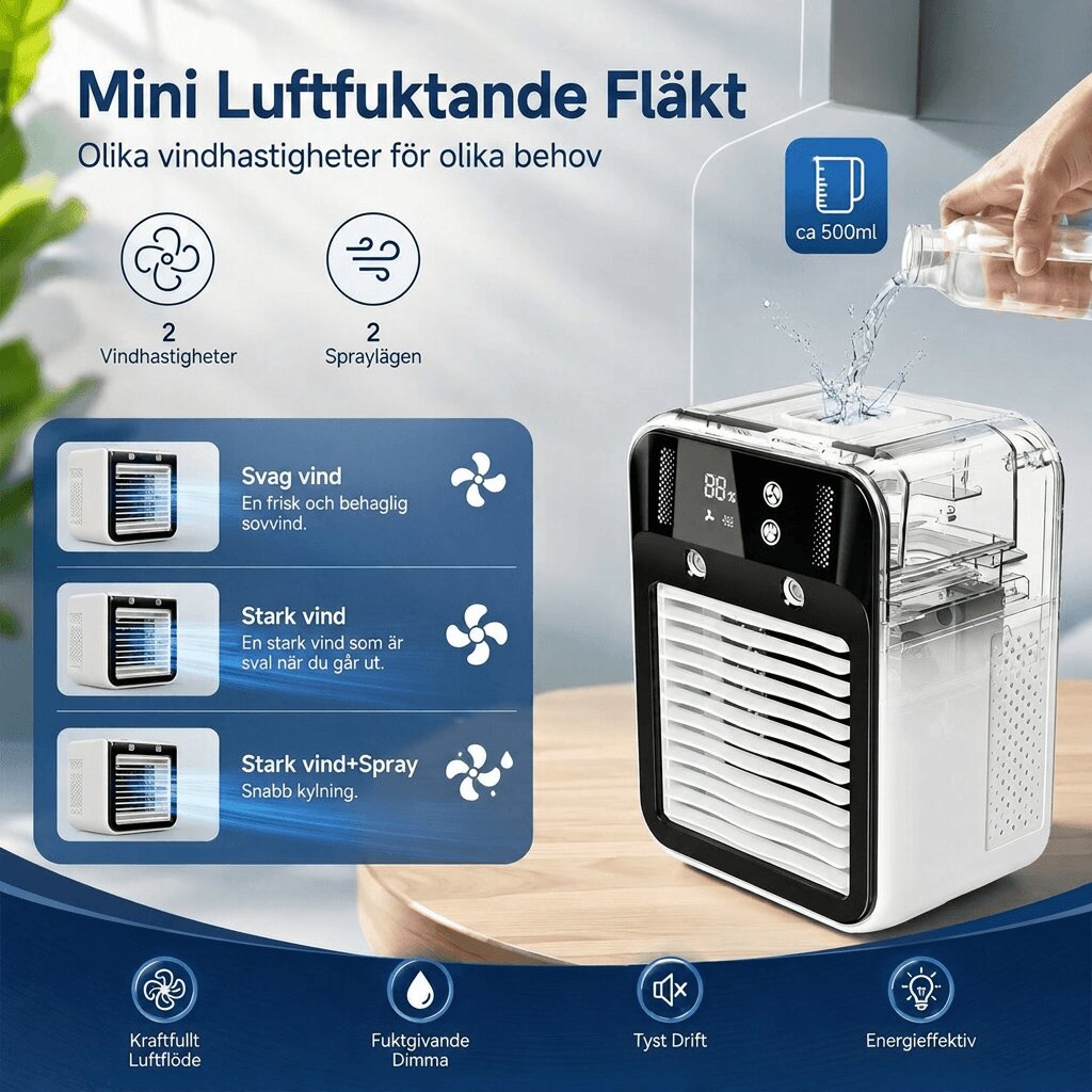 Portabel mistfläkt | Svalmist