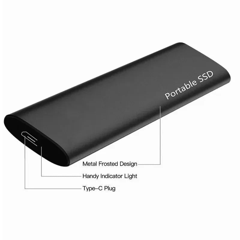 DATAVAULT 4 TB Extern Hårddisk - Ultra Tunn USB-C Lagring