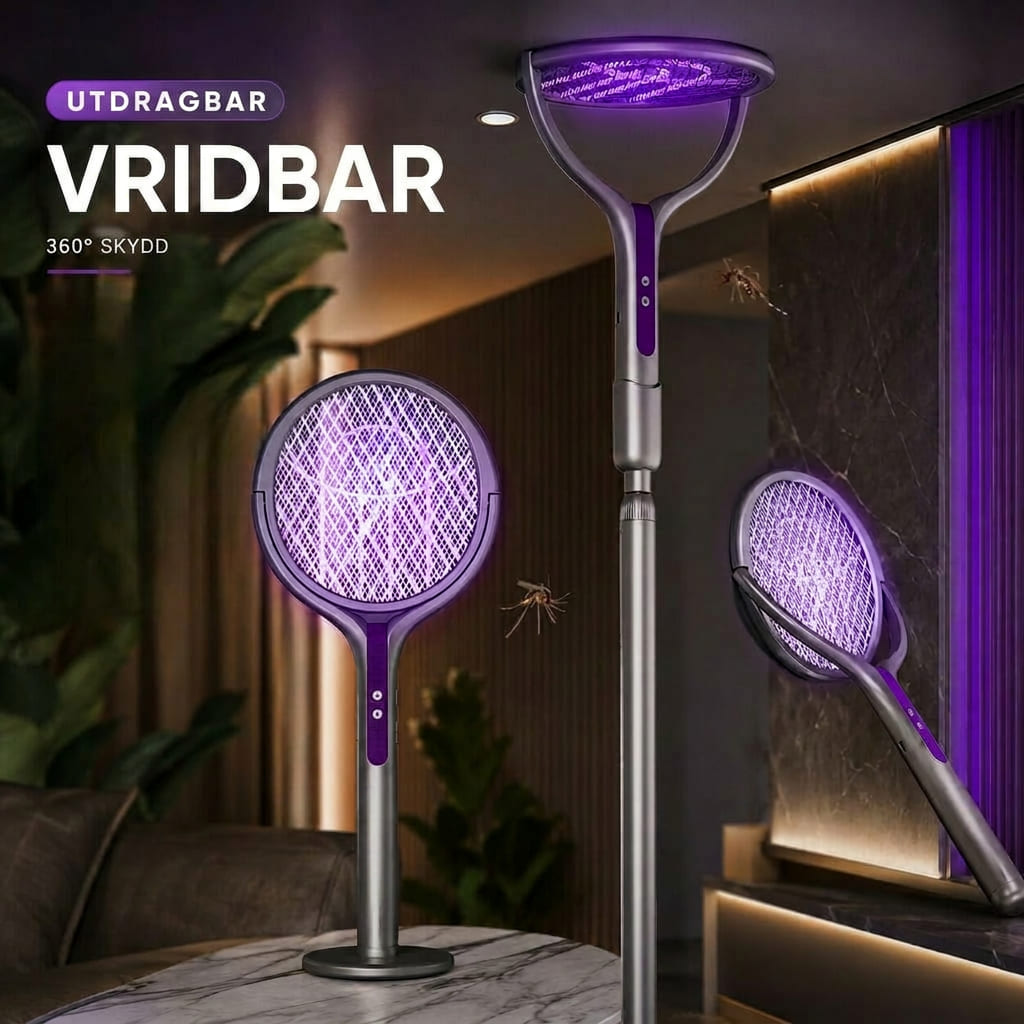 Uppladdningsbar elektrisk flugsmälla | Zappstång
