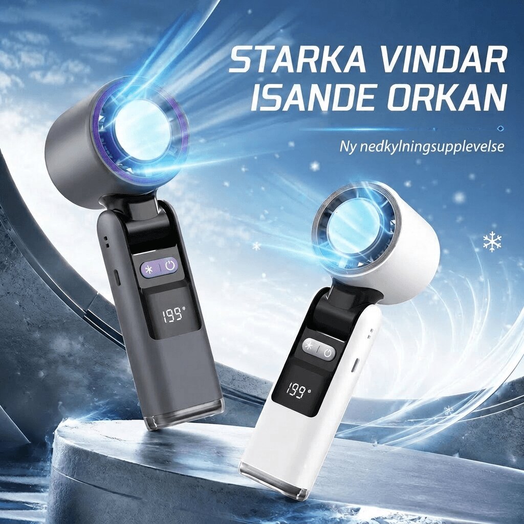 Uppladdningsbar handfläkt | Svalturbo
