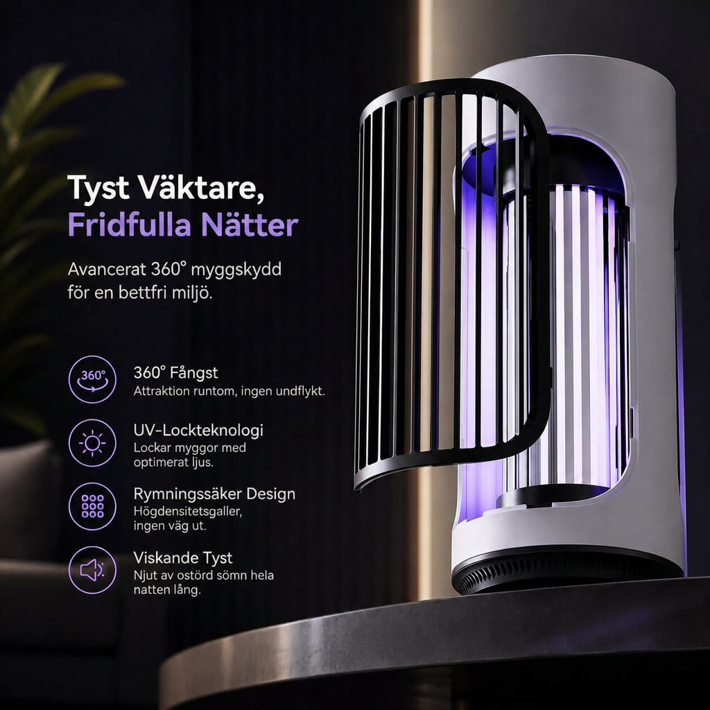 Uppladdningsbar mygglampa | Myggnox