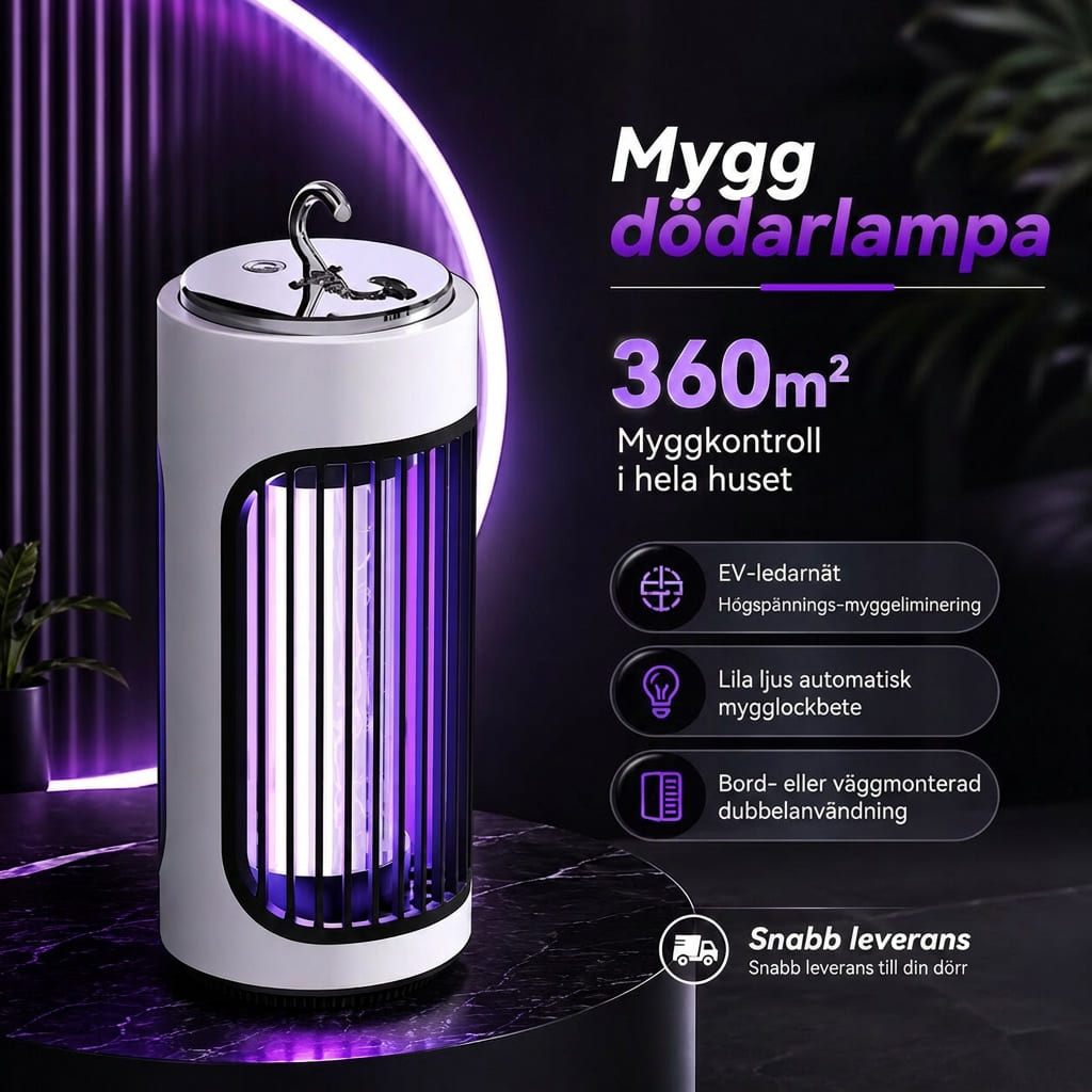 Uppladdningsbar mygglampa | Myggnox