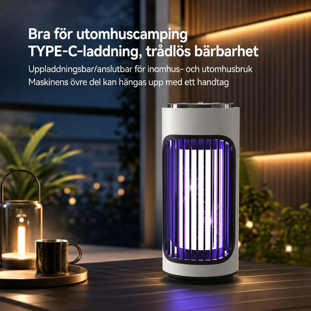 Uppladdningsbar mygglampa | Myggnox