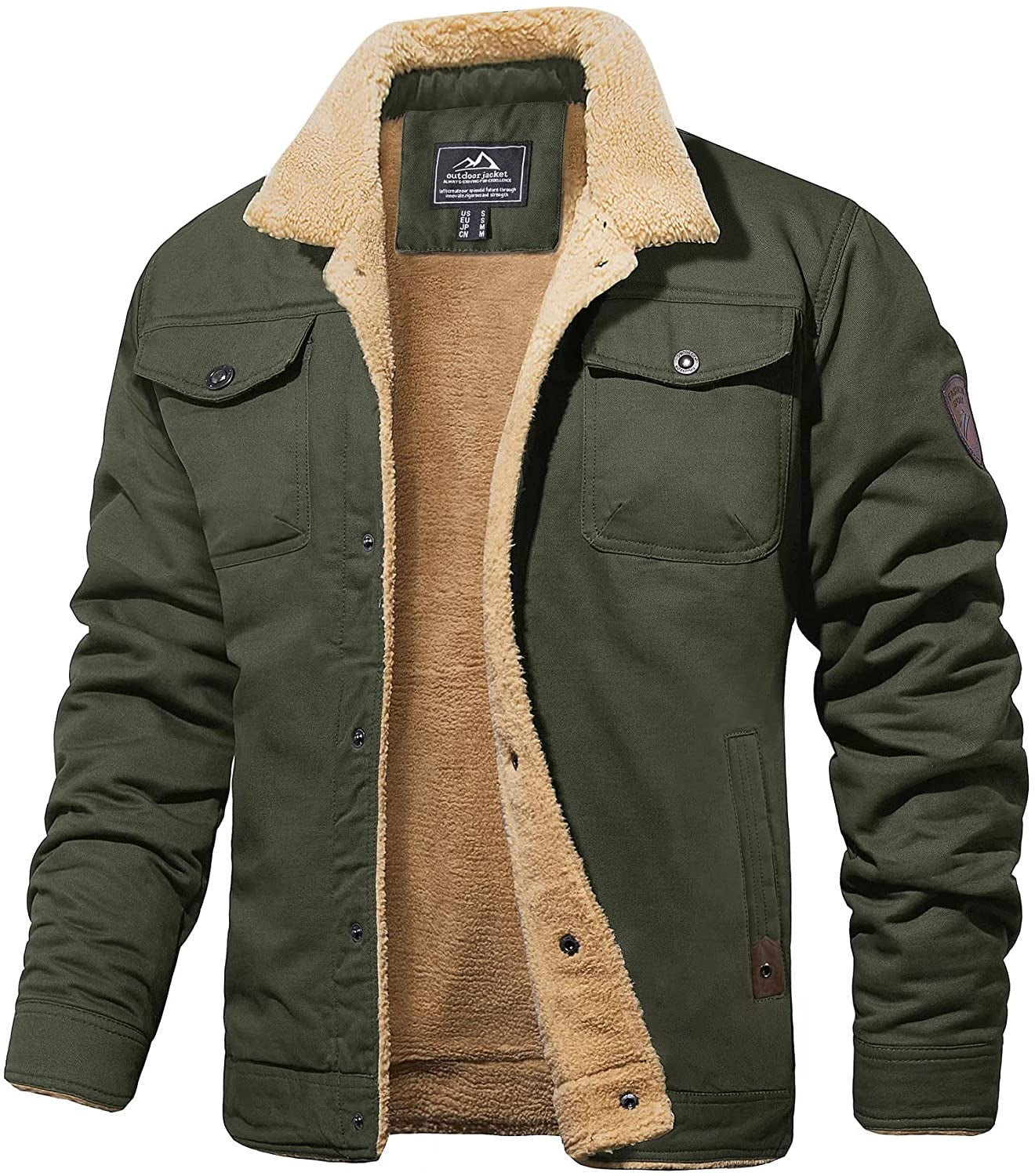 Herr Vinterjacka Sherpa-foder Vattenavvisande Robust Design Bellasverige