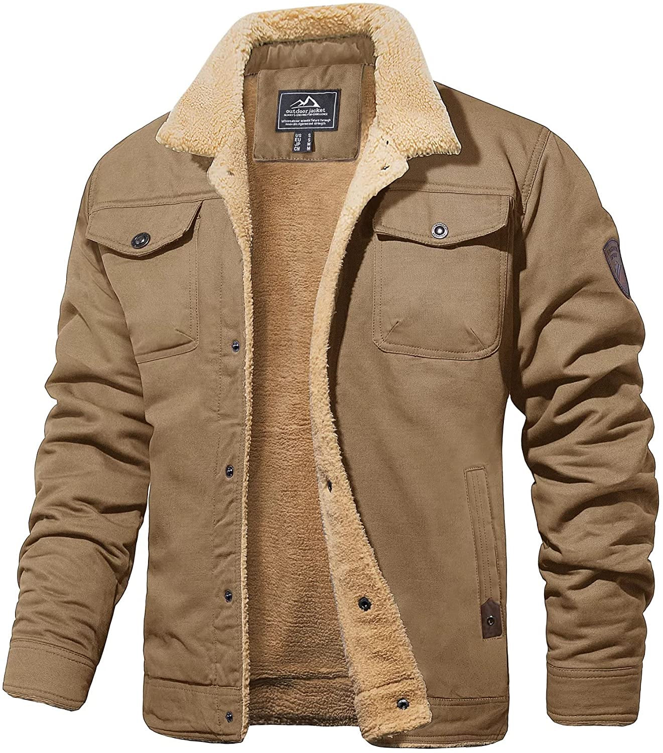 Herr Vinterjacka Sherpa-foder Vattenavvisande Robust Design Bellasverige