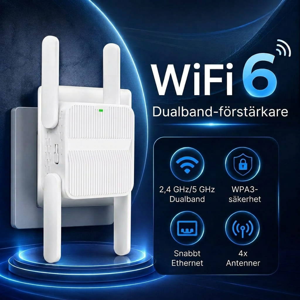 WiFi förstärkare för inomhus och utomhus | Räckviddax