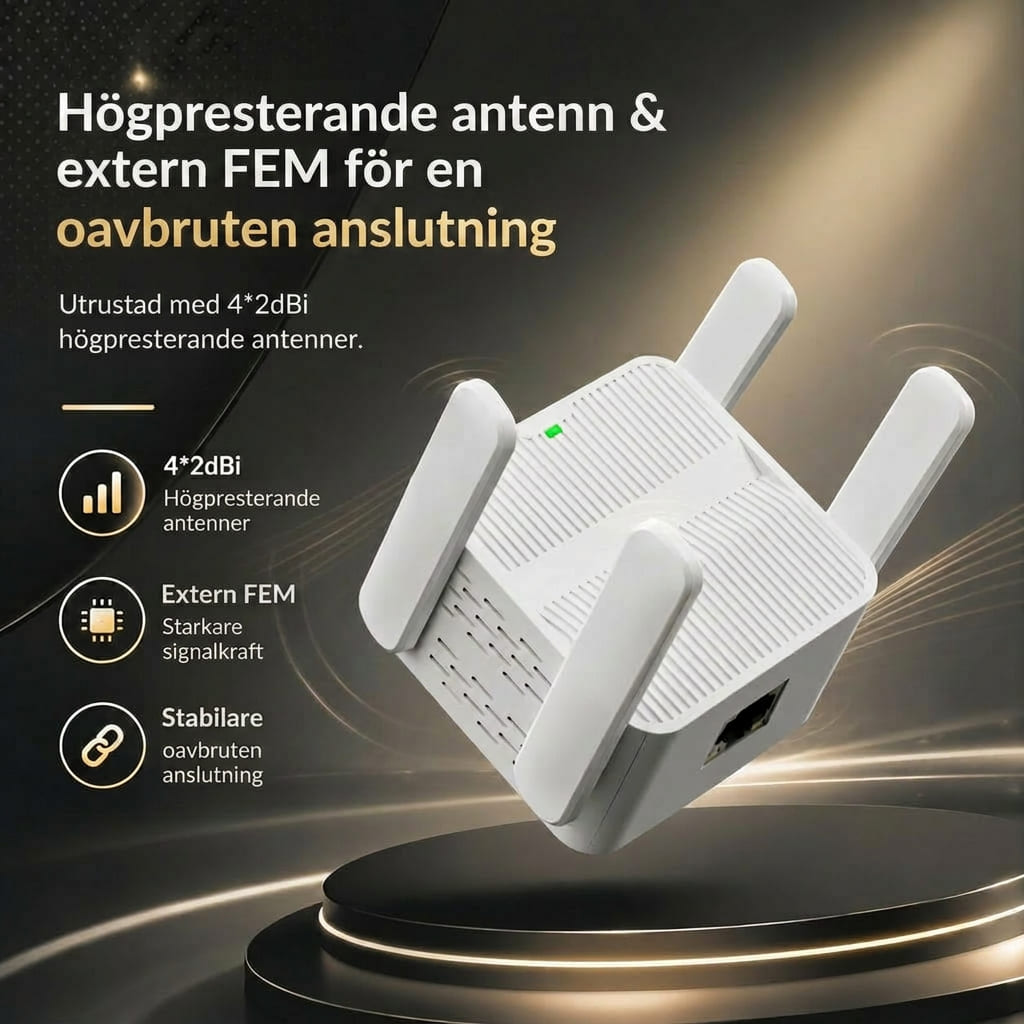 WiFi förstärkare för inomhus och utomhus | Räckviddax